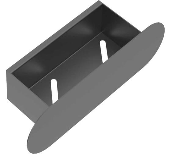 Изображение товара Настенная полка для ванной комнаты Левша LUNA-5 300x95x100, черная У8-5664.Ч