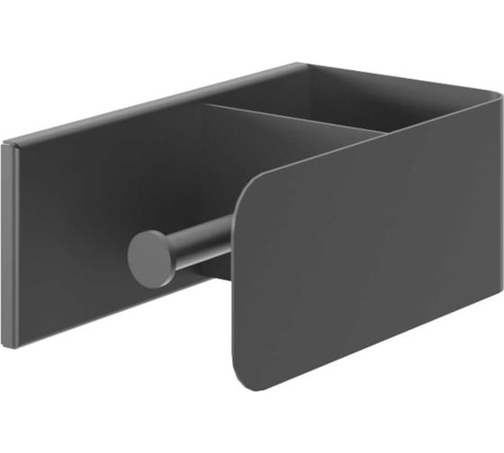 Изображение товара Настенная полка для ванной комнаты Левша LUNA-3 230x95x135, черная У8-5662.Ч