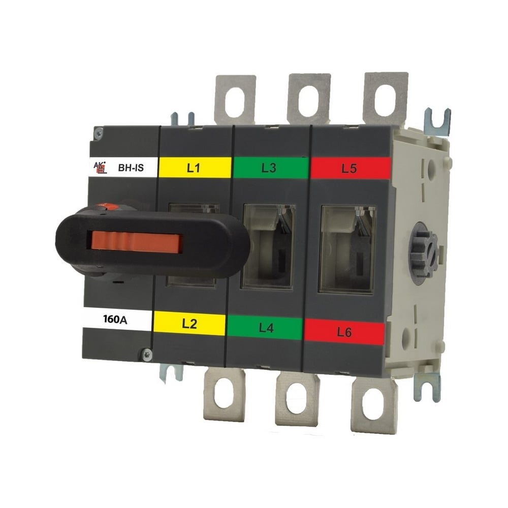 Изображение товара Выключатель-разъединитель AKEL ВН-IS-D3P-160A-С 3-полюсный силовой