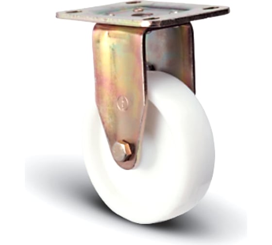 Изображение товара Колесо нейлоновое неповоротное 200 мм MFK-TORG ED02-ZKZ-200