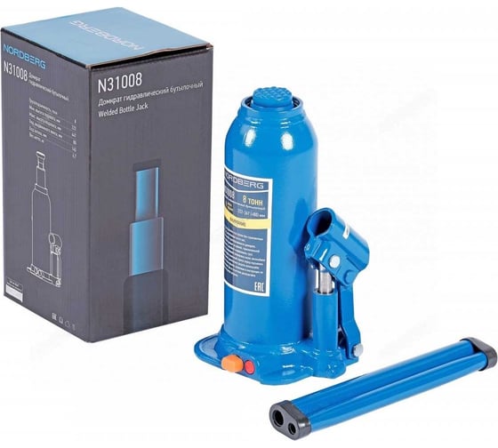 Изображение товара Бутылочный домкрат NORDBERG 8 т N31008