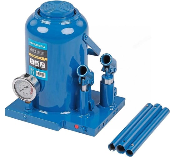Изображение товара Бутылочный двухплунжерный домкрат NORDBERG 50 т N31150