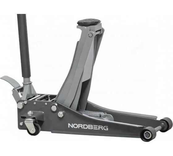Изображение товара Подкатной домкрат NORDBERG 3 т, супернизкий подхват, педаль N32032G