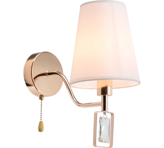 Изображение товара Светильник бра Rivoli Cristal 2095401 настенный 1 х Е14 40 Вт классика с выключателем Б0062119