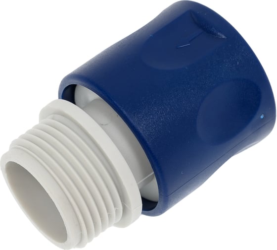 Изображение товара Соединитель/коннектор (для шланга с внешней резьбой; 19 мм; 3/4; пластик) GREEN APPLE ЕСО GAES 20-10 Б0017774