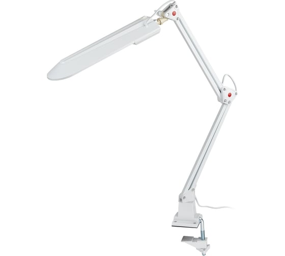 Изображение товара Настольная офисная лампа ЭРА на струбцине NL-201-G23-11W-W белый C0041457