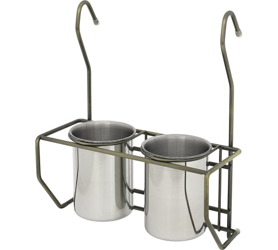 Изображение товара Полка для двух универсальных стаканов Palladium HD 40.52.04 BR 113209