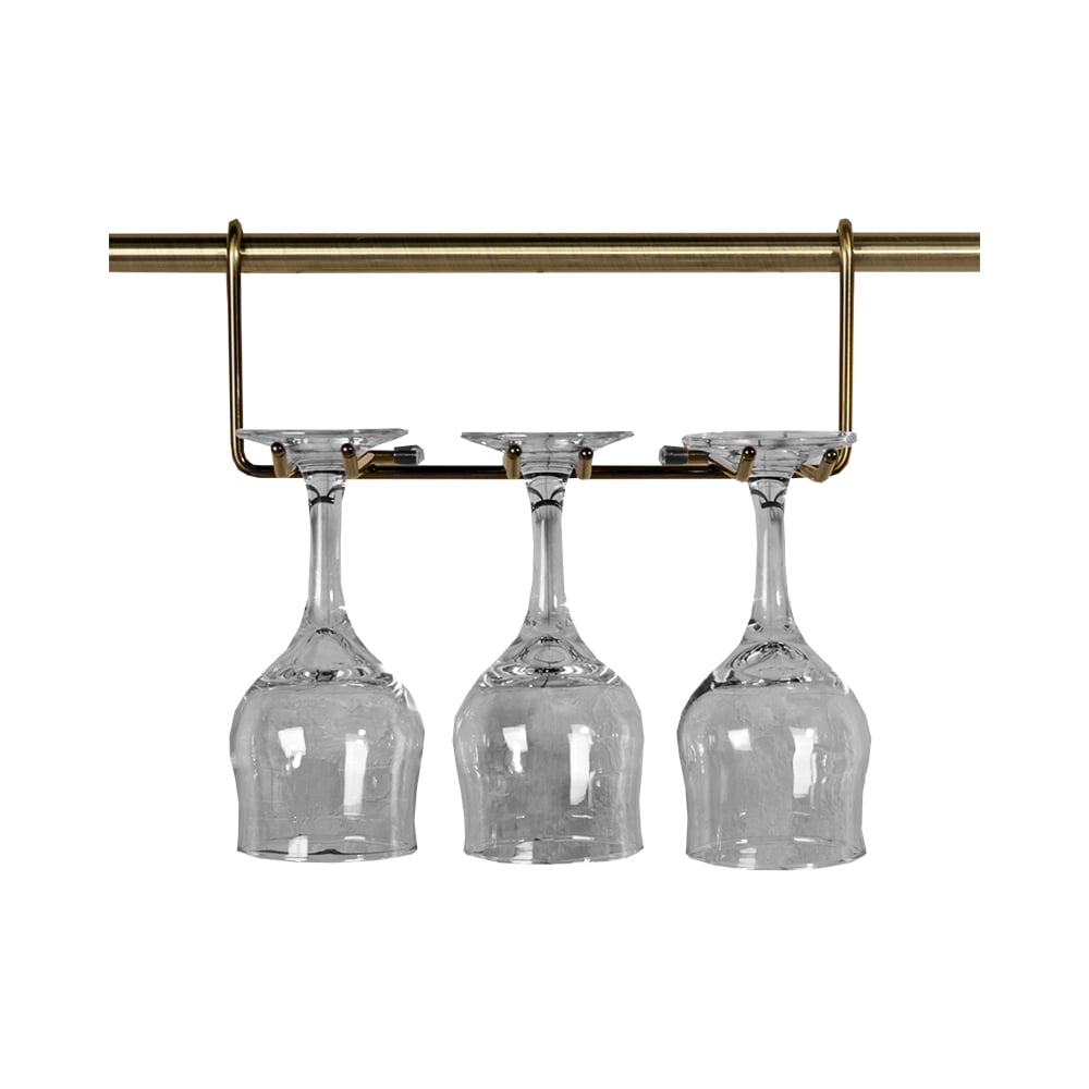 Изображение товара Полка для фужеров Palladium HD 23.61.04 BR бронза сталь для кухни и бара