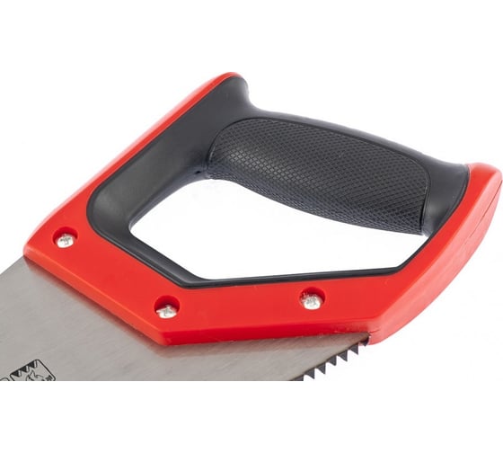 Изображение товара Ножовка MATRIX по дереву,450 мм,зуб 2D,каленый крупный зуб 5-6 TPI,двухкомп.рук-ка// MASTER 23558