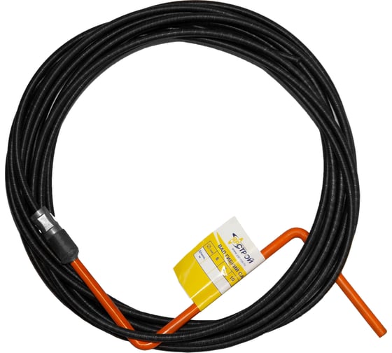 Изображение товара Профессиональный сантехнический трос со стальным сердечником ООО Компания Ярстрой диаметр 8 мм, длина 10 метров д8-10