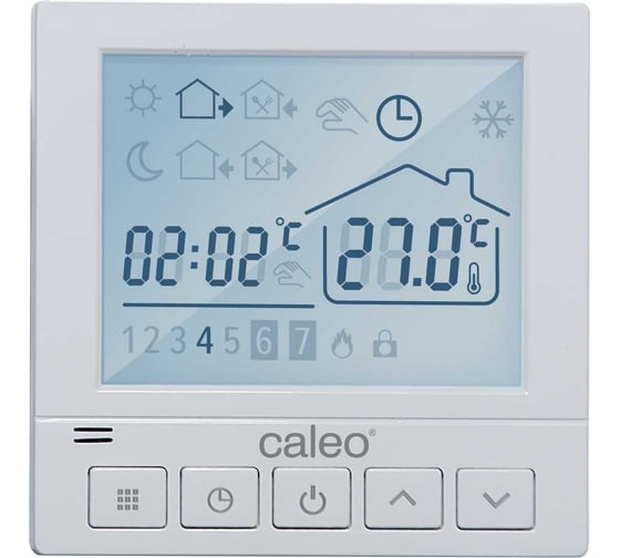 Изображение товара Терморегулятор цифровой, программируемый, встраиваемый Caleo SM930 УП-00000391
