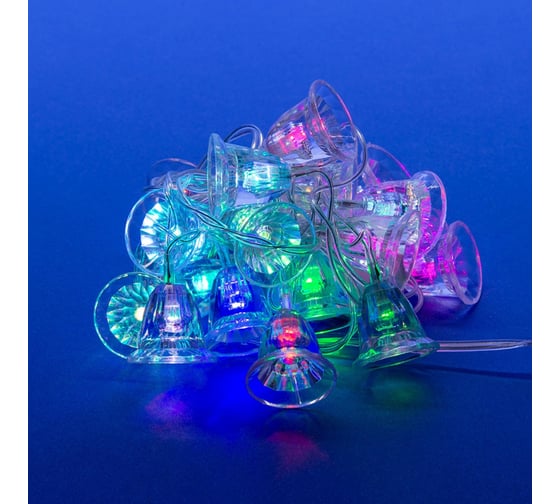 Изображение товара Светодиодная гирлянда Uniel ULD-S0280-020/DTA RGB IP20 BELLS «Колокольчики» 7919