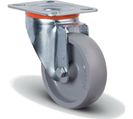 Изображение товара Колесо термостойкое чугунное поворотное 100 мм MFK-TORG EM01-VKV-100