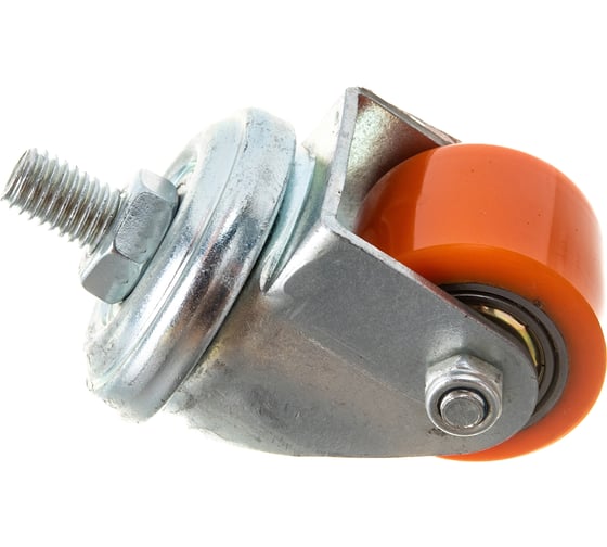 Изображение товара Колесо полиуретановое поворотное крепление болтом М10 903035Т 35 мм MFK-TORG 1048035