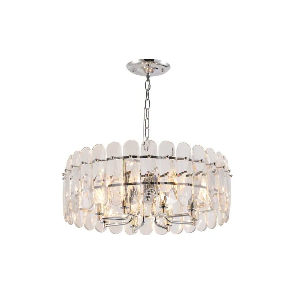 Изображение товара Люстра Rivoli Jade 1045308 с хрусталем и 8 лампами E14 классика