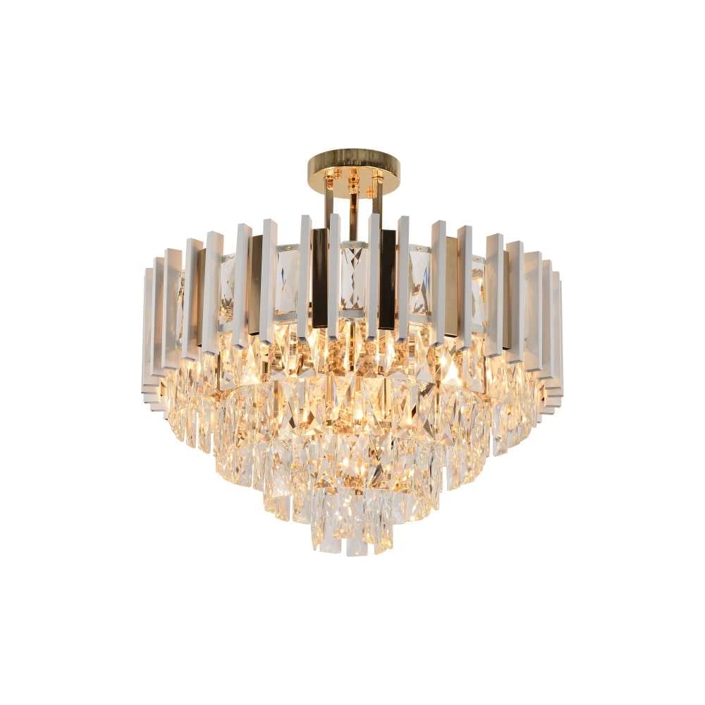 Изображение товара Люстра Rivoli NICOLE 1041308 Элегантная классика с хрусталём и золотистой арматурой