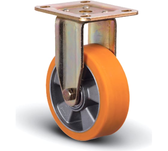 Изображение товара Колесо полиуретановое неповоротное 125 мм MFK-TORG ED02-ABP-125