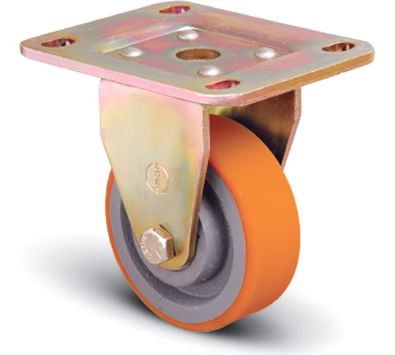 Изображение товара Колесо полиуретановое неповоротное 150 мм MFK-TORG ED02-VBP-150