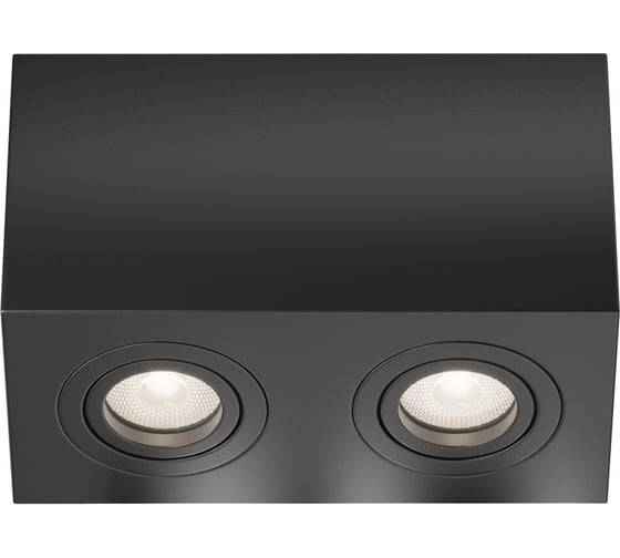 Изображение товара Потолочный светильник MAYTONI atom 50w, алюминий, черный C017CL-02B