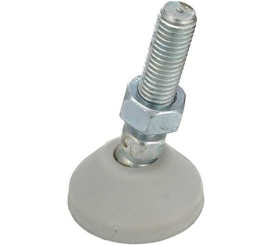 Изображение товара Регулируемая опора Алтервиа серая M12x45 до 800 кг, нержавеющая сталь A00021.2204512045