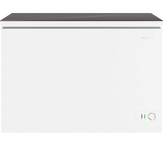 Изображение товара Морозильный ларь WILLMARK CF-380G компрессор TOSHIBA, до -24С, 365 л, 2 корзины, стеклянная крышка 1001217