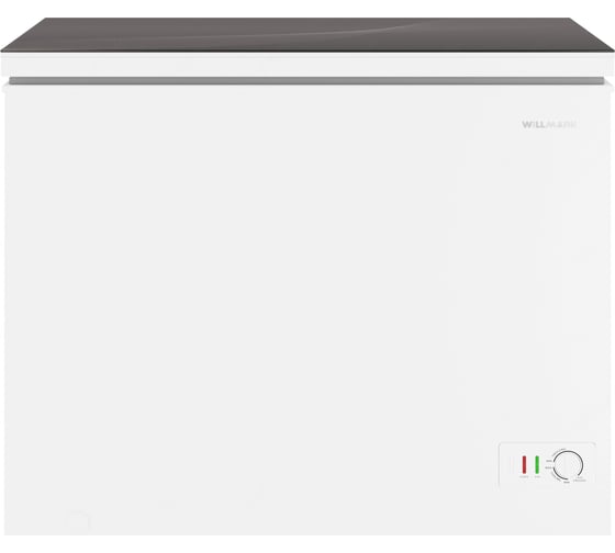 Изображение товара Морозильный ларь WILLMARK CF-310G компрессор TOSHIBA, до -24С, 305 л, 2 корзины, стеклянная крышка 1001216