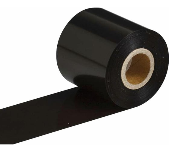 Изображение товара Риббон ОФИСМАГ Wax/Resin 60 мм, 300 м, диаметр втулки 25.4 мм (1 дюйм), красящий слой наружу (OUT) 363532