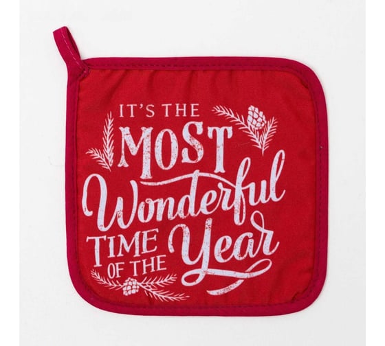 Изображение товара Прихватка Доляна Wonderful 17x17 см, 100% п/э, ватин 250 г/м2 5421256