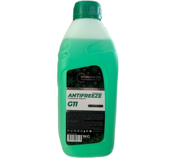 Изображение товара Антифриз STRONG OIL G11 GREEN канистра 1 кг 0401474721-SO