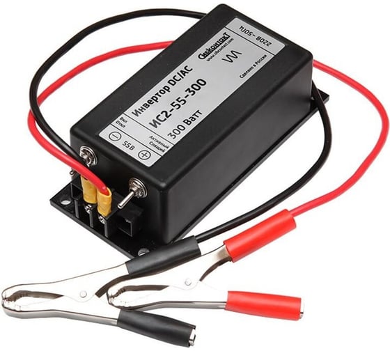 Изображение товара Инвертор СИБКОНТАКТ ИС2-55-300 преобразователь напряжения DC/AC 55/220В 300Вт УТ000003803