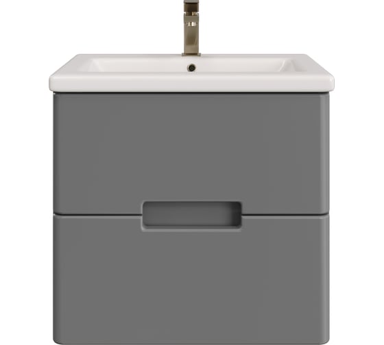 Изображение товара Тумба подвесная Sanstar Noche 60 Без раковины для ванной комнаты Графит софт 422.1-1.4.1