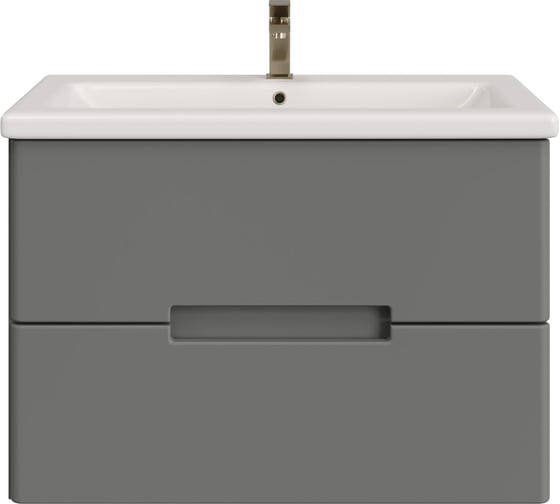 Изображение товара Подвесная тумба для ванной комнаты Sanstar Noche 80 без раковины, графит софт 424.1-1.4.1 424.1-1.4.1.