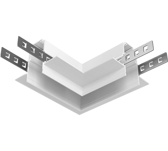 Изображение товара Коннектор угловой встраиваемый MAYTONI 90 exility под гкл 9,5мм, белый TRACL034-42W-R