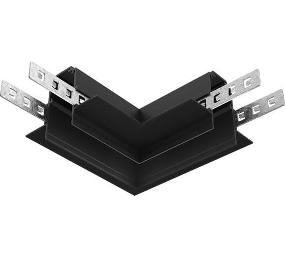 Изображение товара Коннектор угловой exility встраиваемый под гкл 12,5мм, черный MAYTONI TRA034CL-42.12B