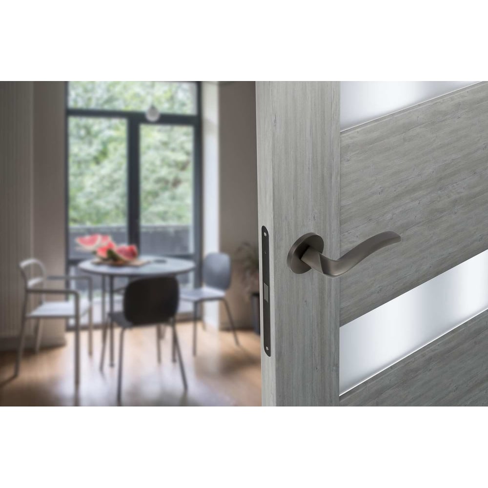 Изображение товара Дверные ручки ADDEN BAU WAVE S-488 GRAPHITE графитовые