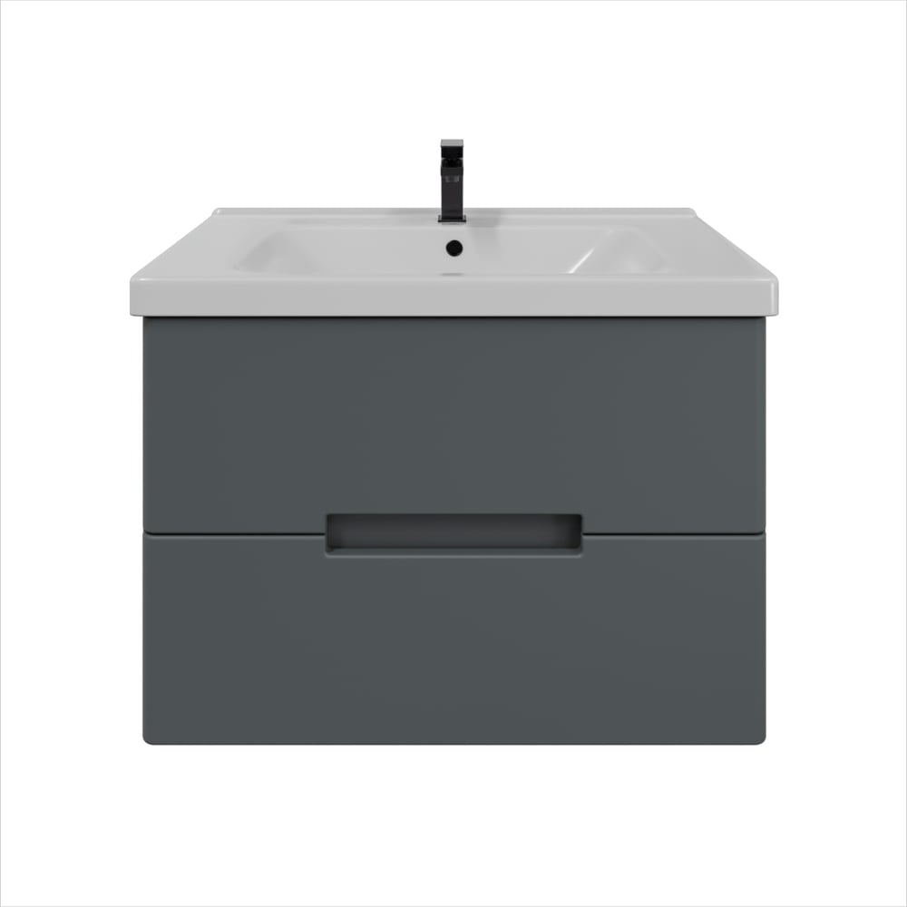 Изображение товара Подвесная тумба для ванной Sanstar Noche 80 с раковиной Гармония