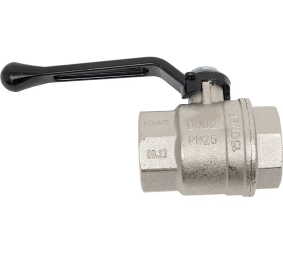 Изображение товара Шаровый кран Bugatti В/В Ду-32 1 1/4" ручка черная OREGON 300 03000181