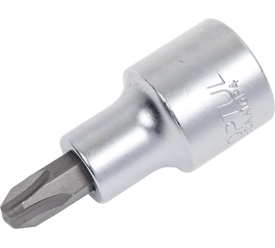 Изображение товара Головка торцевая со вставкой PH4, 1/2"DR, L=55 мм TOPTUL BCAA16P4