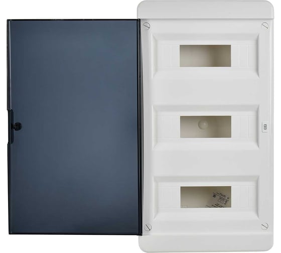 Изображение товара Корпус пластиковый IEK TEKFOR ЩРВ-П-36 IP41 черн. прозр. дверь / BVK 40-36-1 TF5-KP12-V-36-41-K01-K03