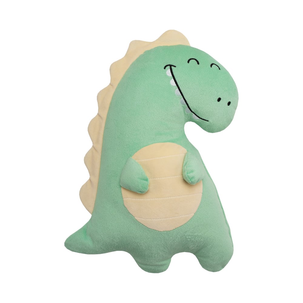 Изображение товара Подушка детская из синтетических тканей с принтом динозавров 29x40 см