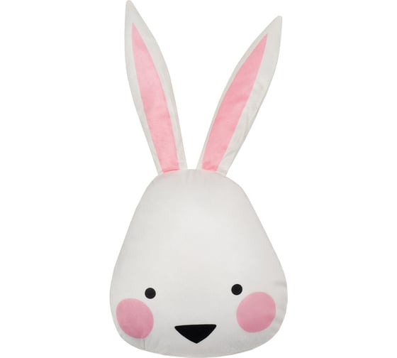 Изображение товара Подушка для детей из синтетических тканей Guten Morgen Заяц 30x30 см Пд-Заяц-30-30