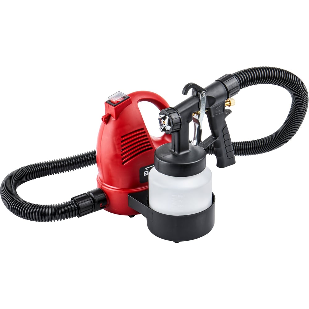 Изображение товара Краскопульт Elitech КЭ 065П 650Вт для водной и эмалевой краски, 0.8л