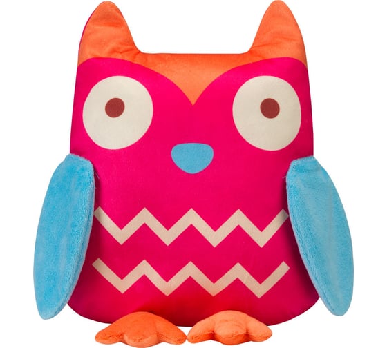 Изображение товара Подушка для детей из синтетических тканей Guten Morgen Сова 40x27 см ПИ-Сов-40-27