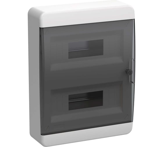 Изображение товара Корпус пластиковый IEK TEKFOR  ЩРН-П-24 IP41 черн. прозр. дверь / BNK 40-24-1 TF5-KP12-N-24-41-K01-K03