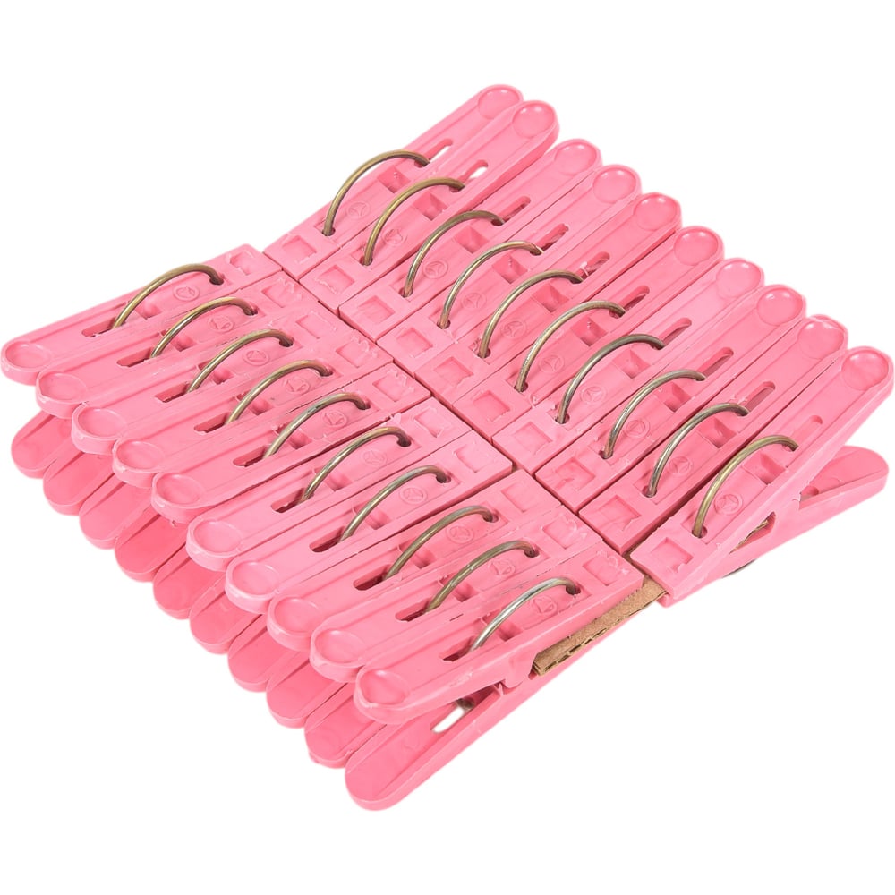 Изображение товара Прищепка бельевая ООО Ливны-Электро Хозяюшка 20 шт разноцветные