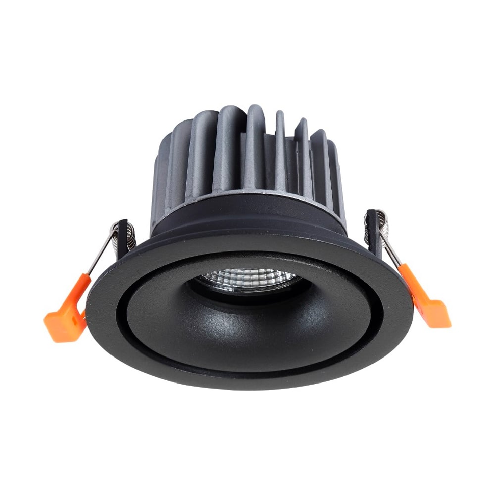 Изображение товара Встраиваемый светильник Crystal lux CLT 005C108 BL 4000K 10Вт черный