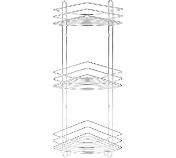 Изображение товара Полка ЧМЗ Стамбул настенная, угловая, 3 яруса 501-006-01