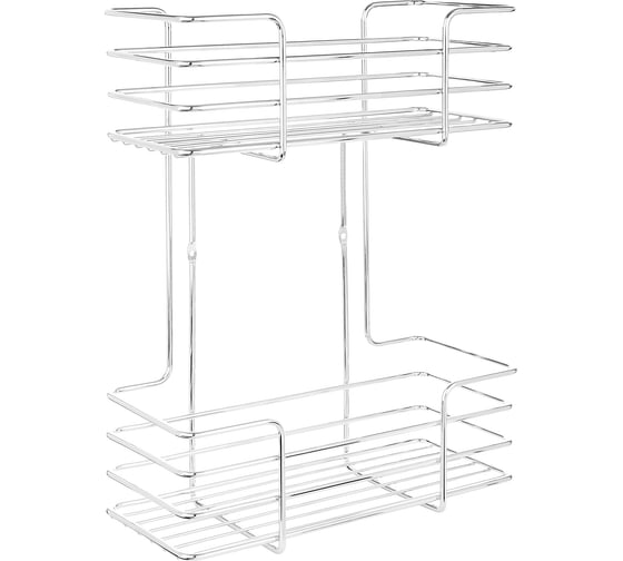 Изображение товара Полка ЧМЗ Новые горизонты настенная, прямоугольная, 2 яруса 503-002-01