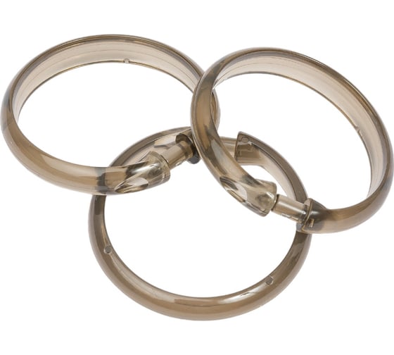 Изображение товара Кольца для занавесок VERRAN Lokee black 682-02