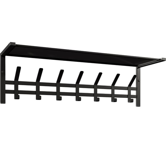 Изображение товара Вешалка ЗМИ с полкой Торонто 31 черный ВСПТ31 Ч